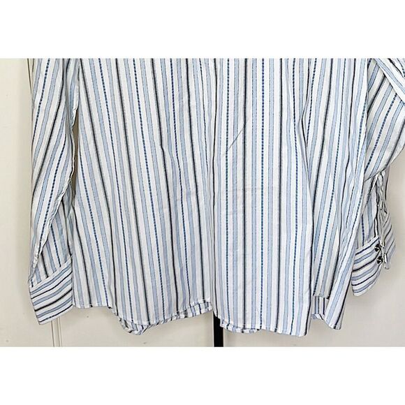Minerva Men’s Striped button Down Western Shirt Size Large - Picture 7 of 7